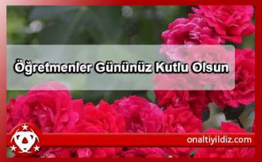 Öğretmenler Gününüz Kutlu Olsun