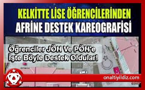 Öğrenciler JÖH Ve PÖH'e İşte Böyle Destek Oldular!