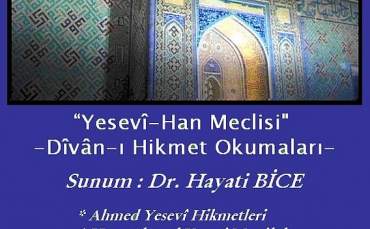 TYB’de “Dîvân-ı Hikmet Okumaları”…