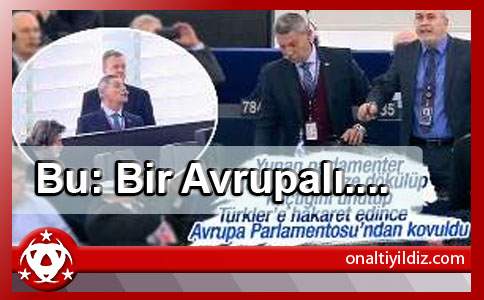 Bu: Bir Avrupalı....