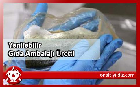 Yenilebilir Gıda Ambalajı Üretti
