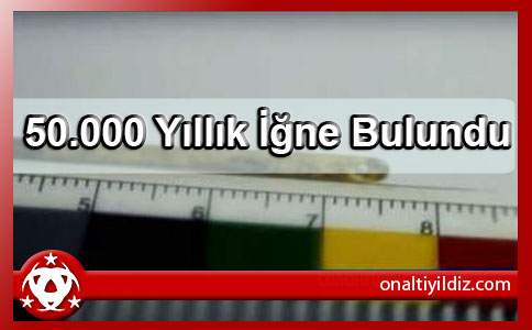 50.000 Yıllık İğne Bulundu