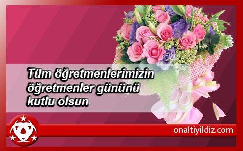 Öğretmenler Gününüz Kutlu Olsun