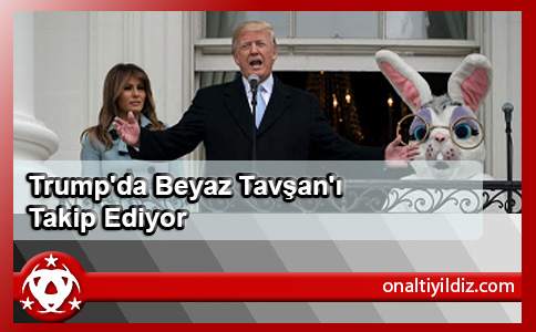 Trump'da Beyaz Tavşan'ı Takip Ediyor