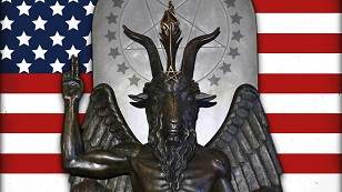 ABD’li Satanistler Şeytan Heykeli Dikti