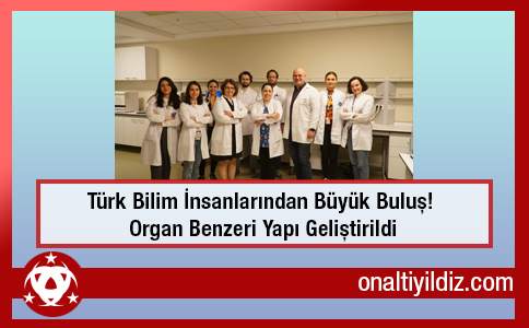 Türk Bilim İnsanlarından Büyük Buluş! Organ Benzeri Yapı Geliştirildi