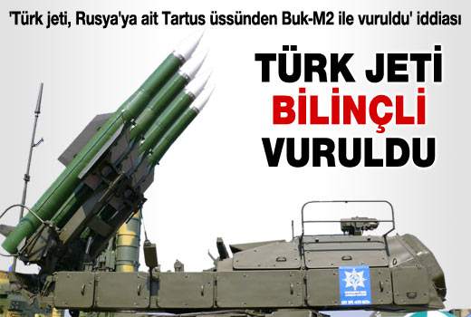 Türk Jeti Bilinçli Vuruldu