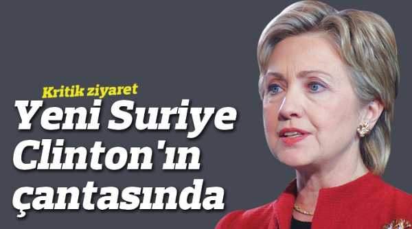 Yeni Suriye Clinton'ın Çantasında