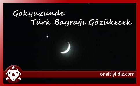 Gökyüzünde Türk Bayrağı Gözükecek