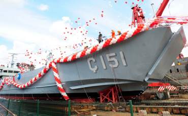 Türkiye İlk Askeri Gemisini Üretti
