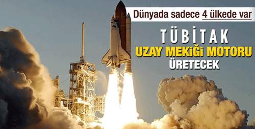 Türkiye Uzay Mekiği Motoru Üretecek