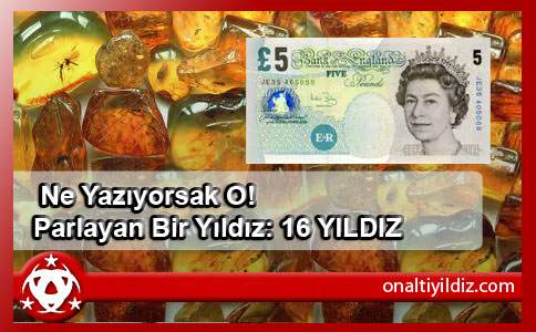 Parlayan Bir Yıldız: 16 Yıldız